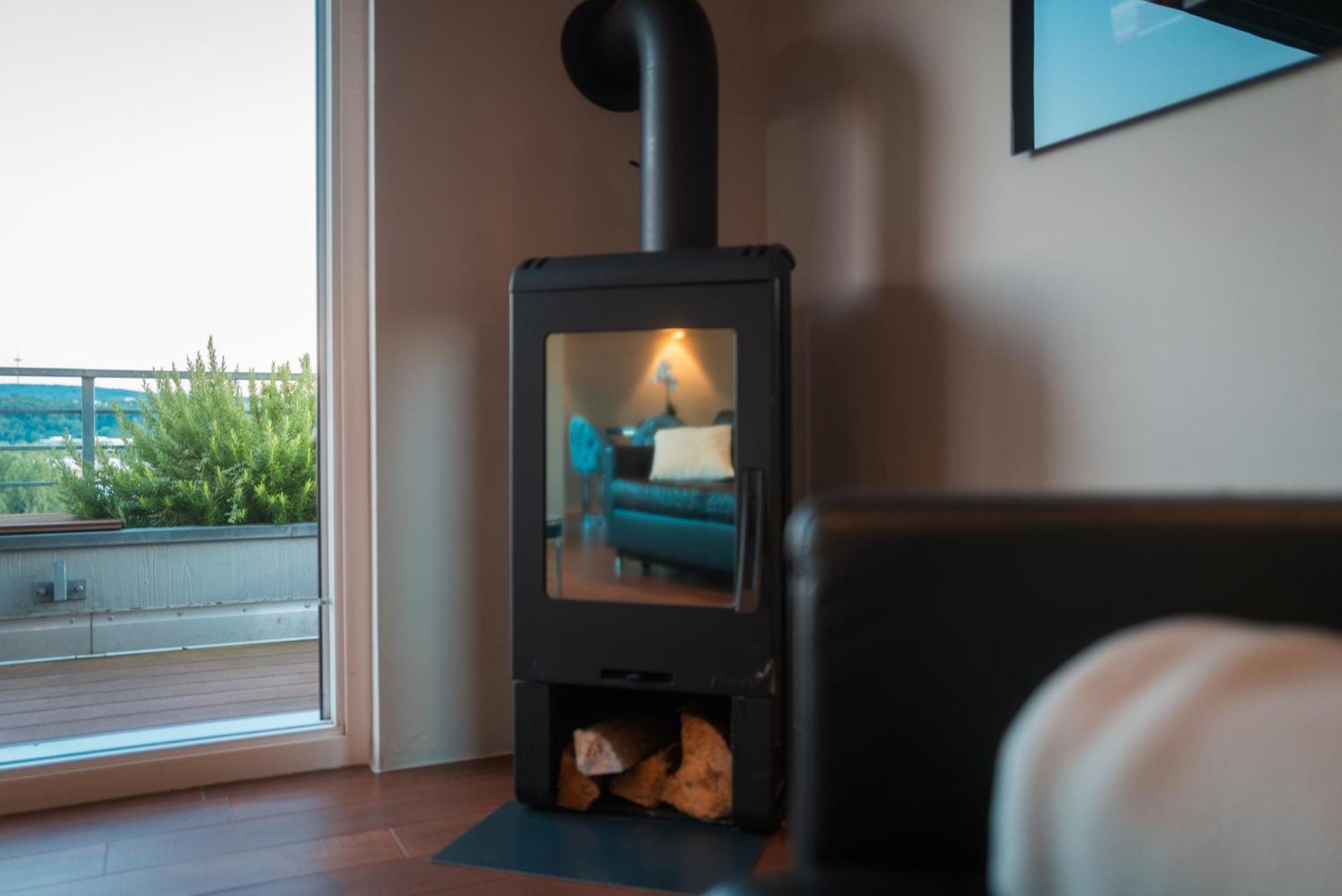 Penthouse Wohnung Mit Schoenem Moselblick In Metternich Koblenz  Exteriör bild
