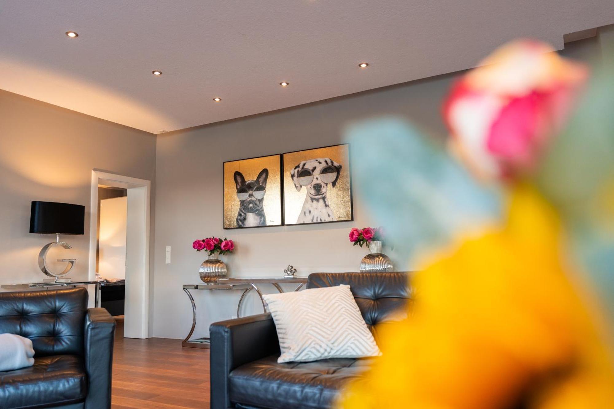 Penthouse Wohnung Mit Schoenem Moselblick In Metternich Koblenz  Exteriör bild